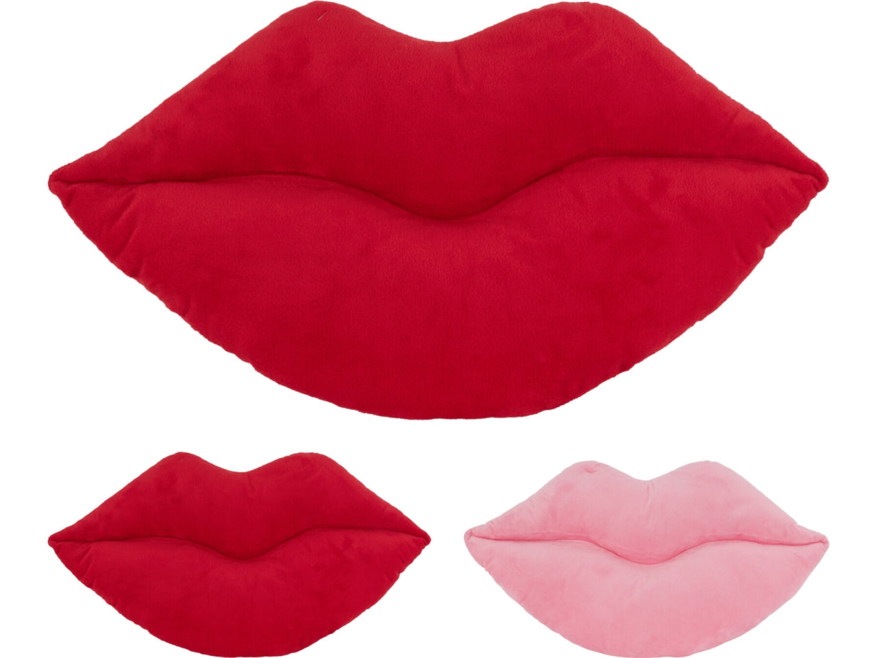 Cuscino labbra 52x8x28cm assortititi