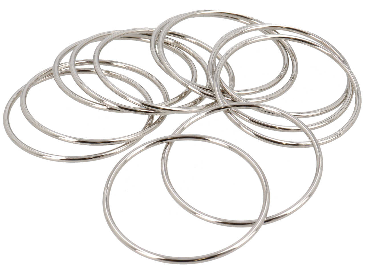 Anello in metallo 7cm argento