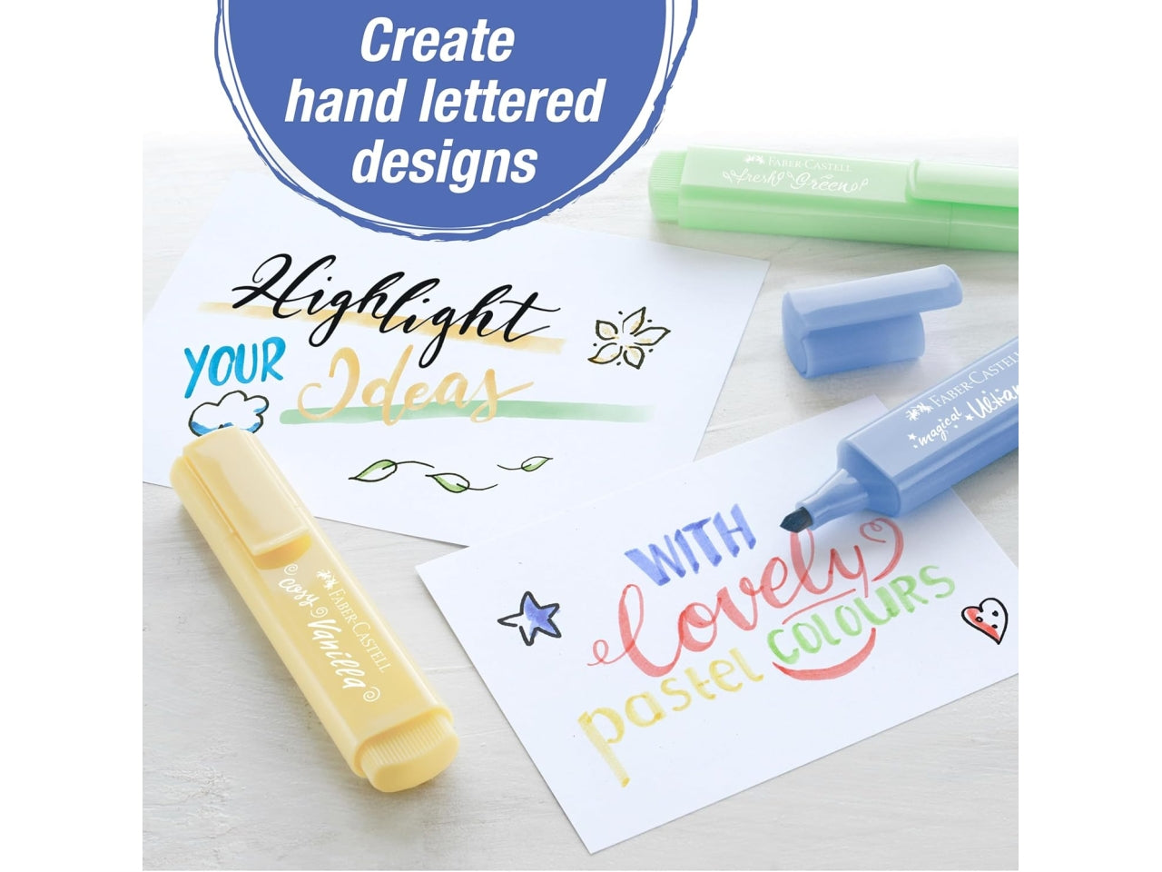 Evidenziatori tl 46 pastel confezione da 8 evidenziatori