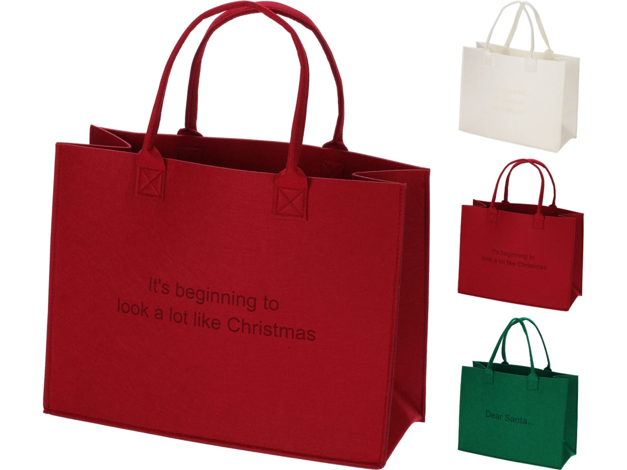 Borsa feltro 44x34cm assortite