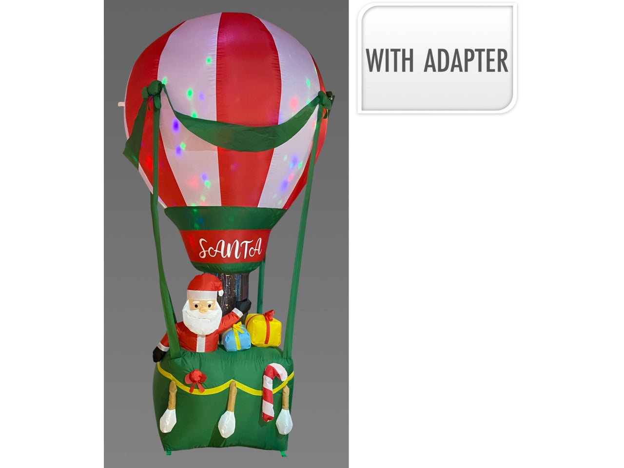 Mongolfiera gonfiabile 210cm con led