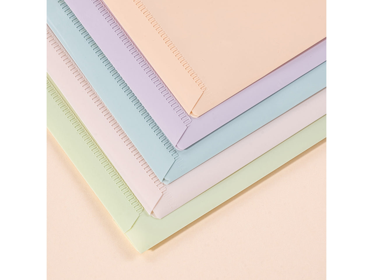 Busta con bottone A4 confezione da 10 pezzi, colori pastelli