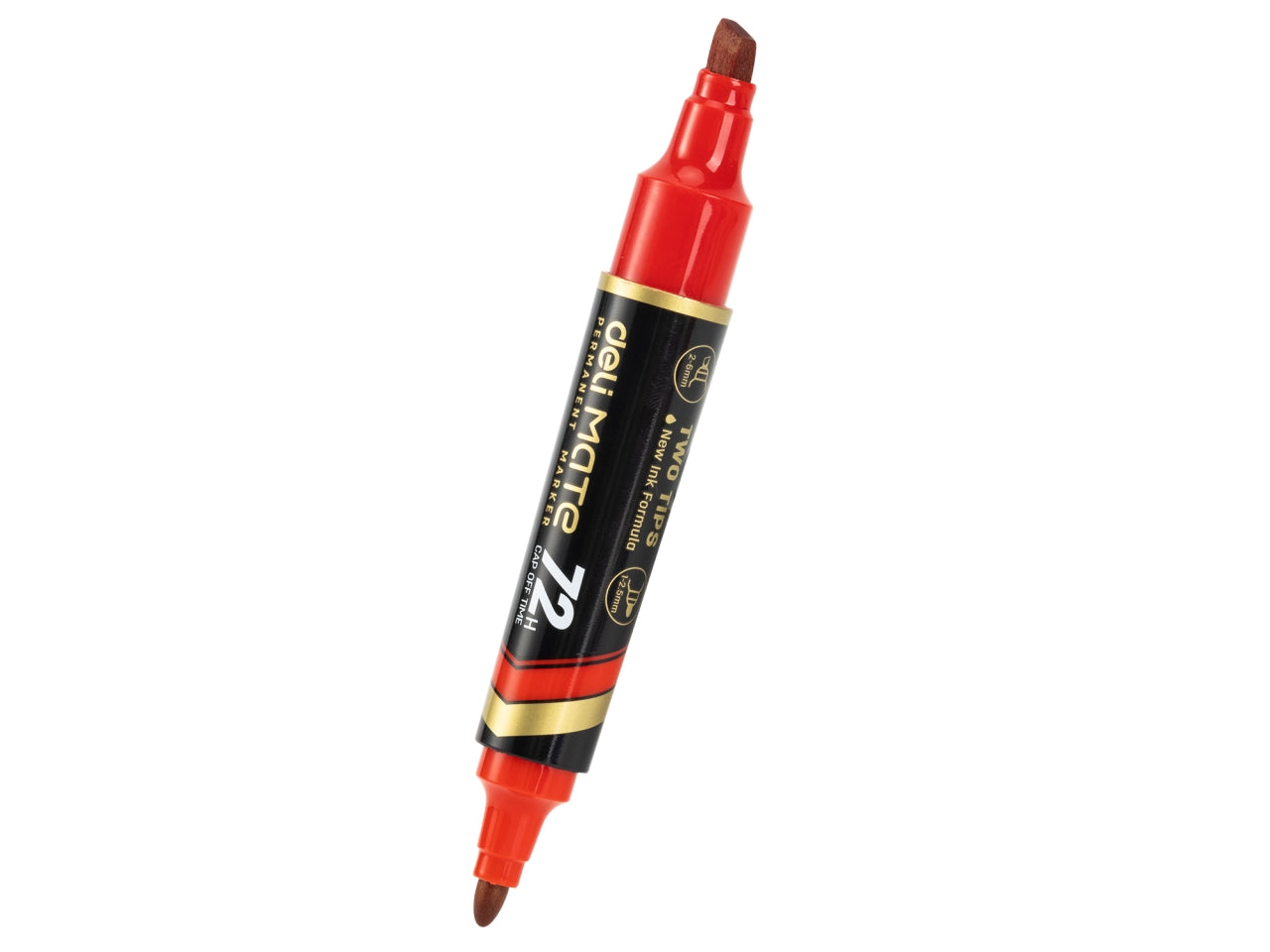 Marcatore doppia punta scatola da 10 pezzi rosso