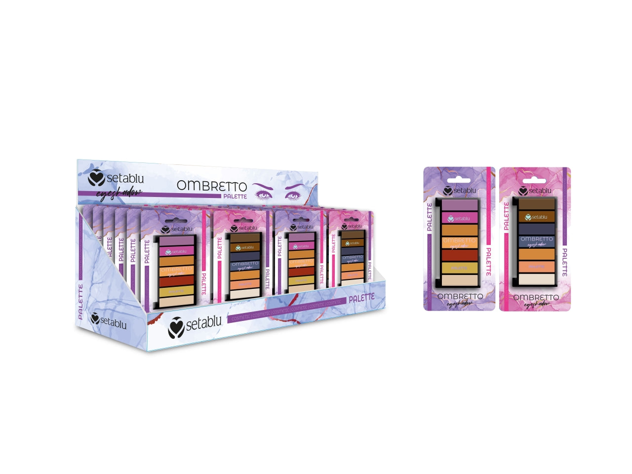 Palette ombretti 7 colori