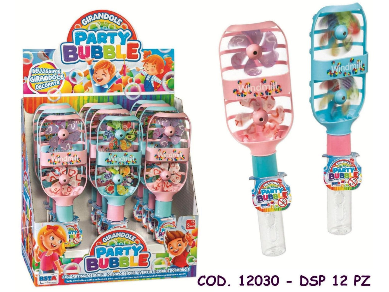 Girandole con bolle di sapone 40ml