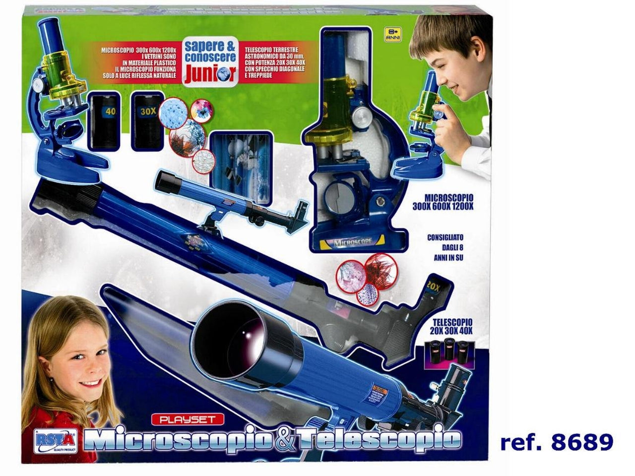 Set microscopio e telescopio
