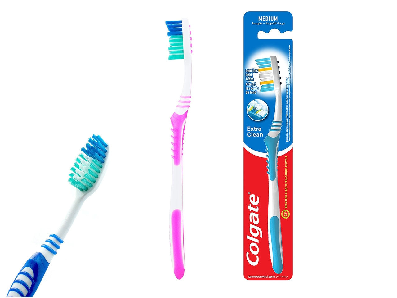 Spazzolino colgate extra clean setola media $