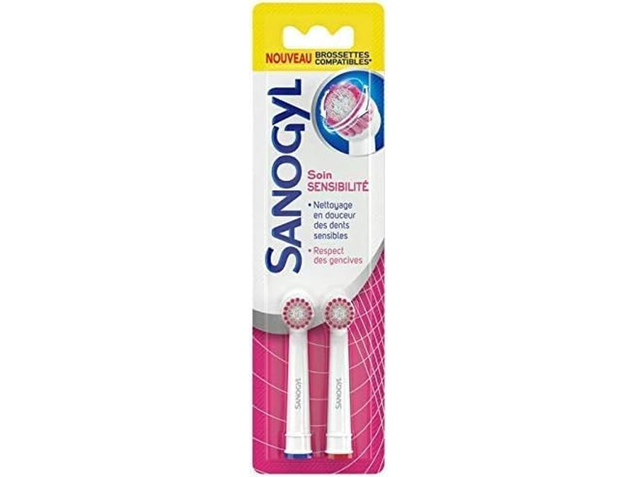 Sanosyl 2 ricambi sensibilitÃ¨ per spazzolino elettrico $
