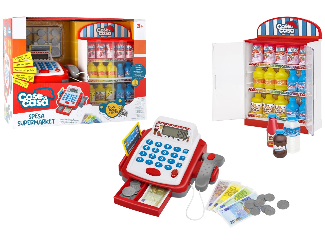 Cose di casa registratore di cassortitia con lettore scanner batteria