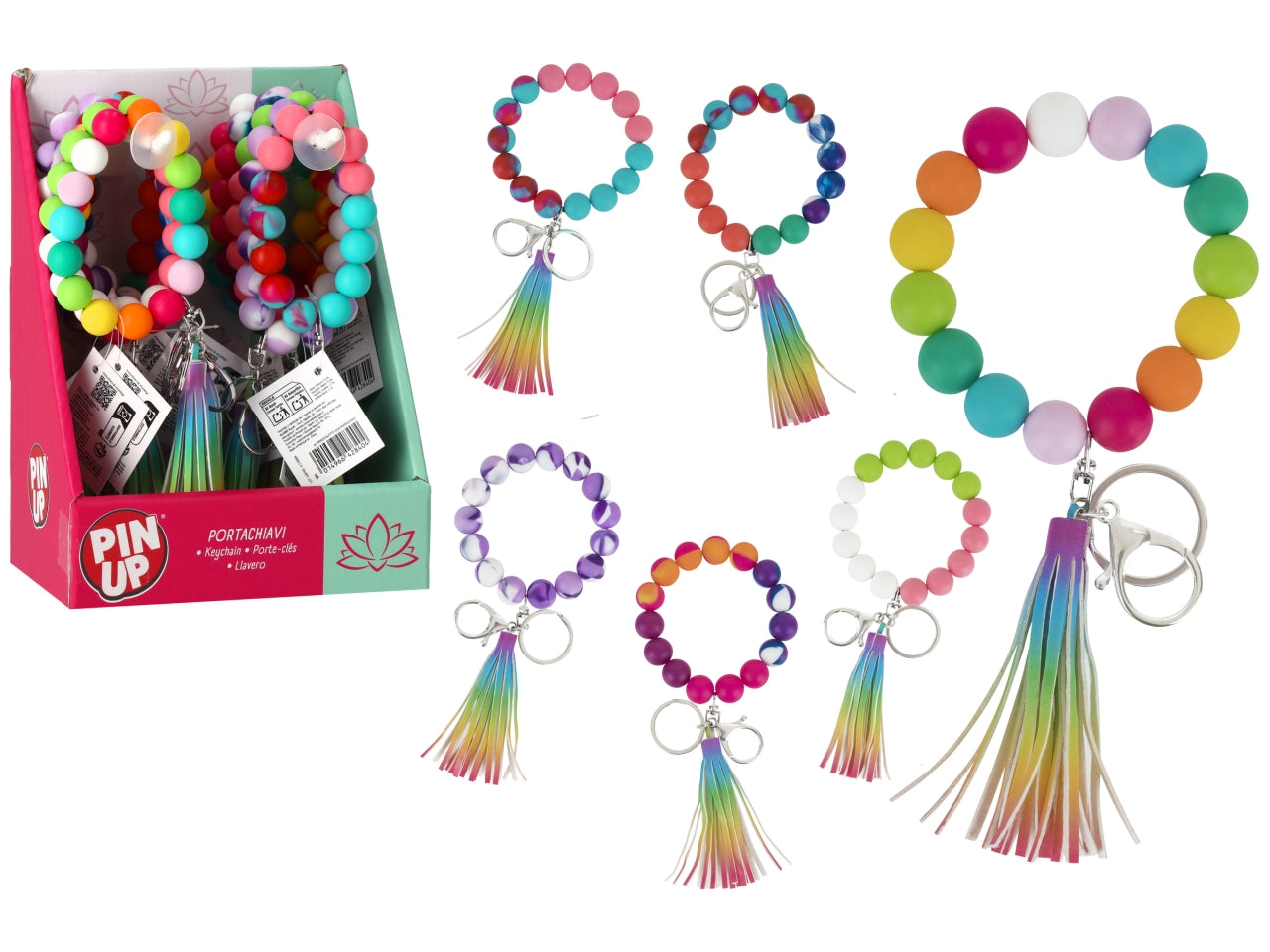 Teen up braccialetto con portachiavi assortiti