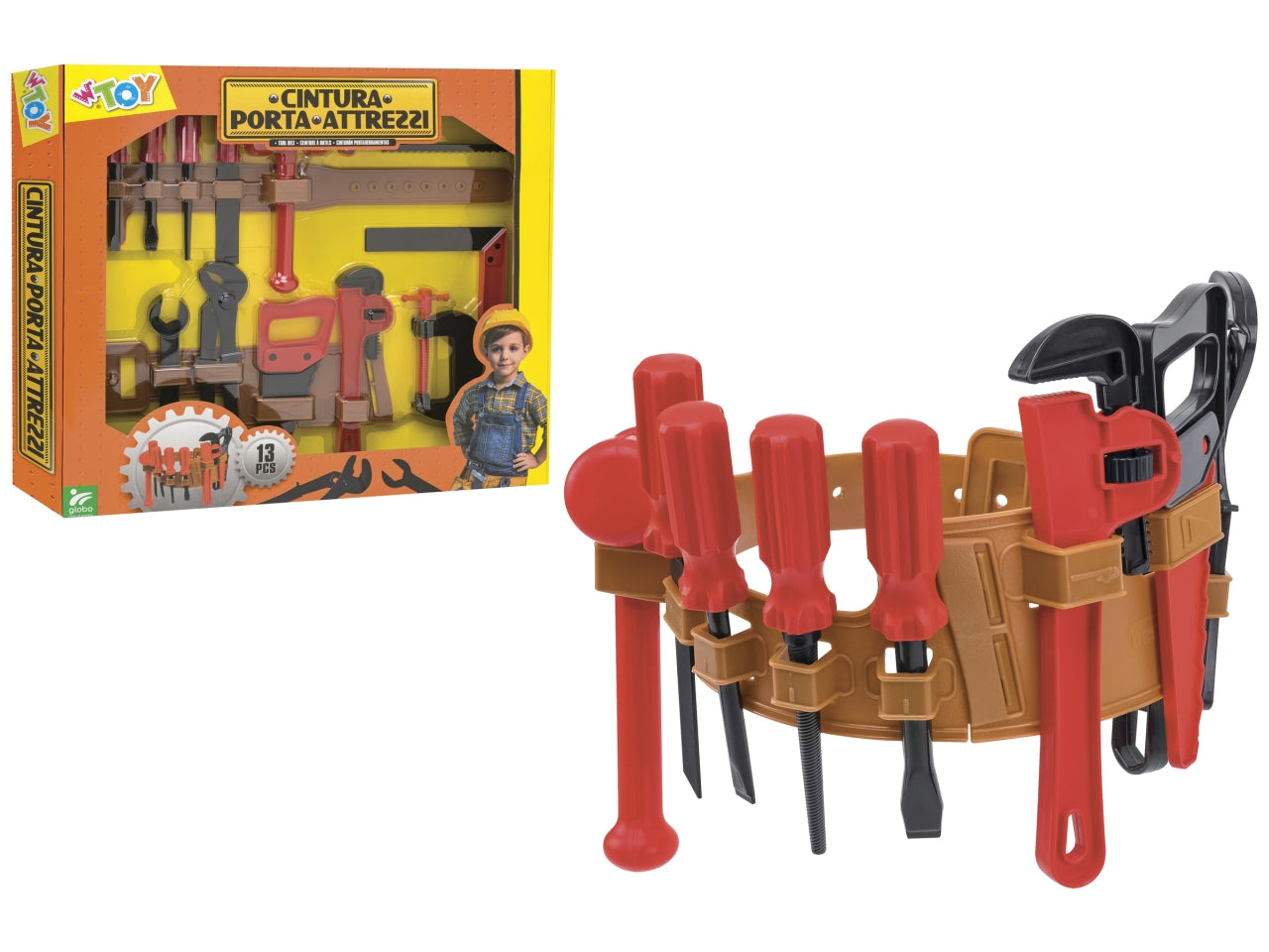 W toy set cintura attrezzi set da 13pezzi