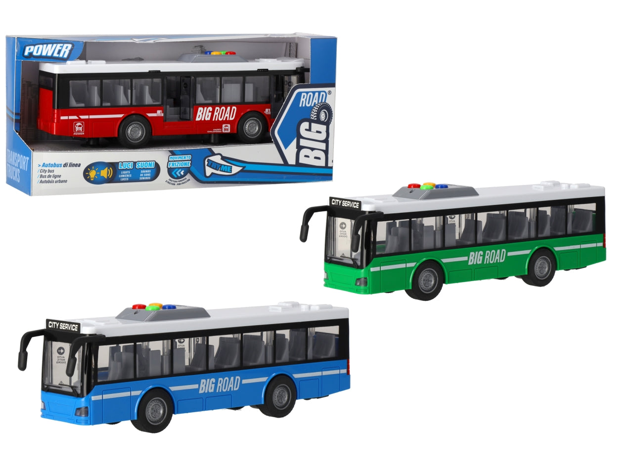 Big road autobus frizione con luci suoni