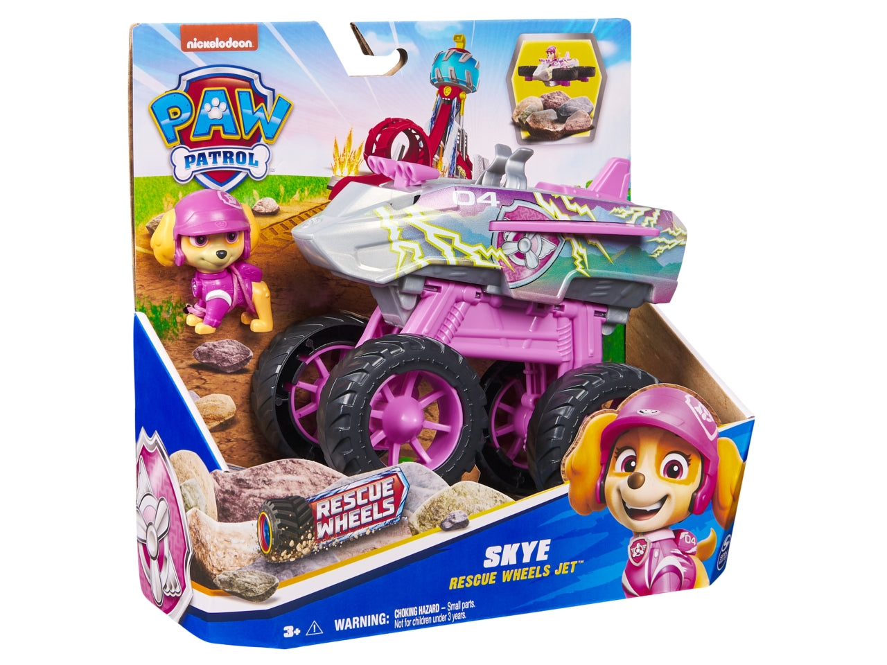 Paw patrol veicolo tematizzato rescue wheels skye