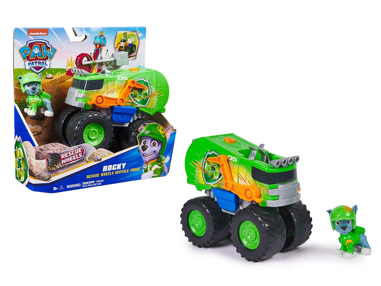 Paw patrol veicolo tematizzato rescue wheels rocky