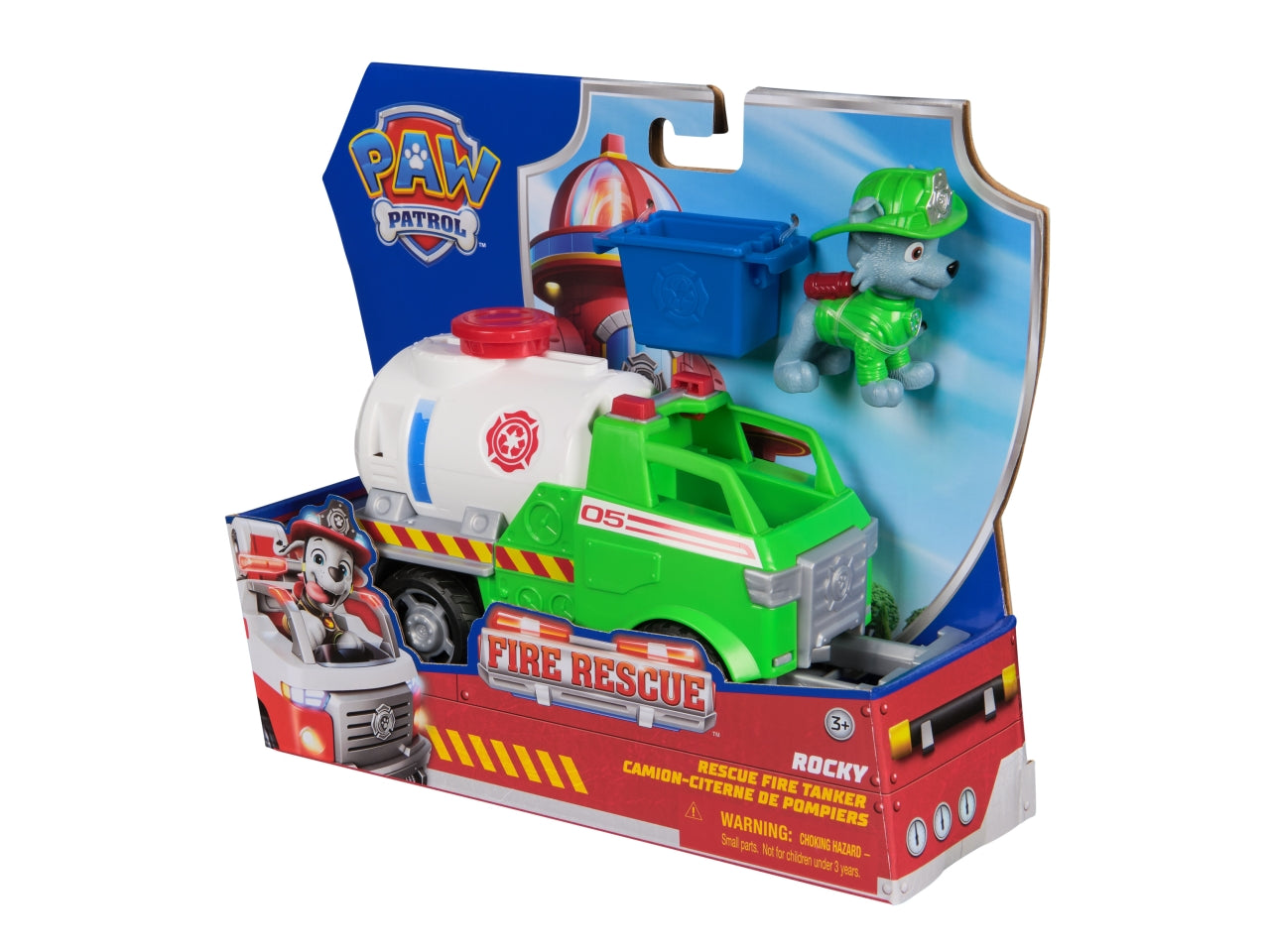 Paw patrol veicolo tematizzato fire rescue rocky