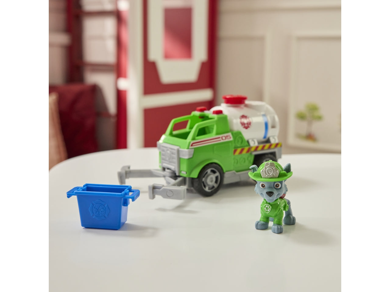 Paw patrol veicolo tematizzato fire rescue rocky