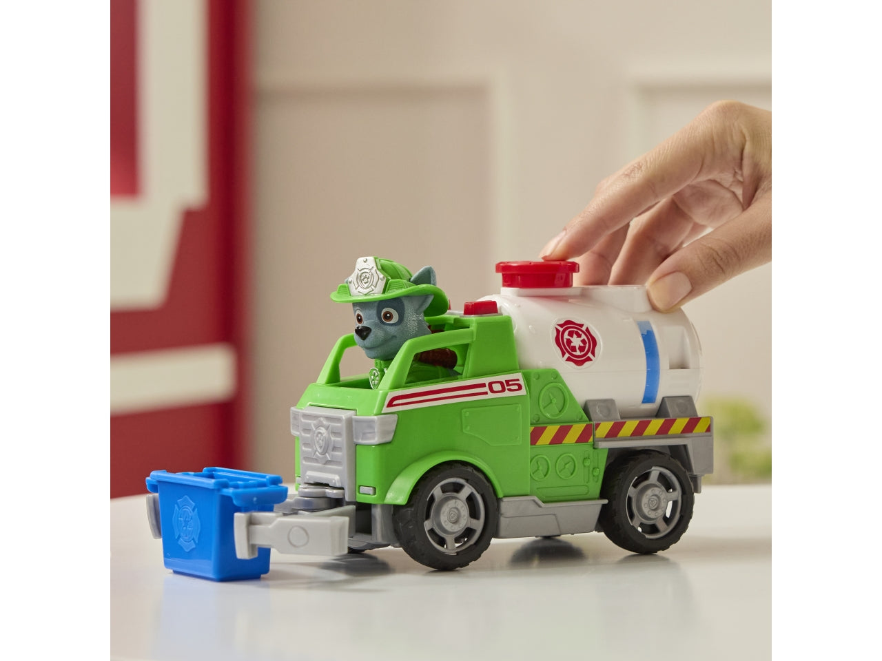 Paw patrol veicolo tematizzato fire rescue rocky