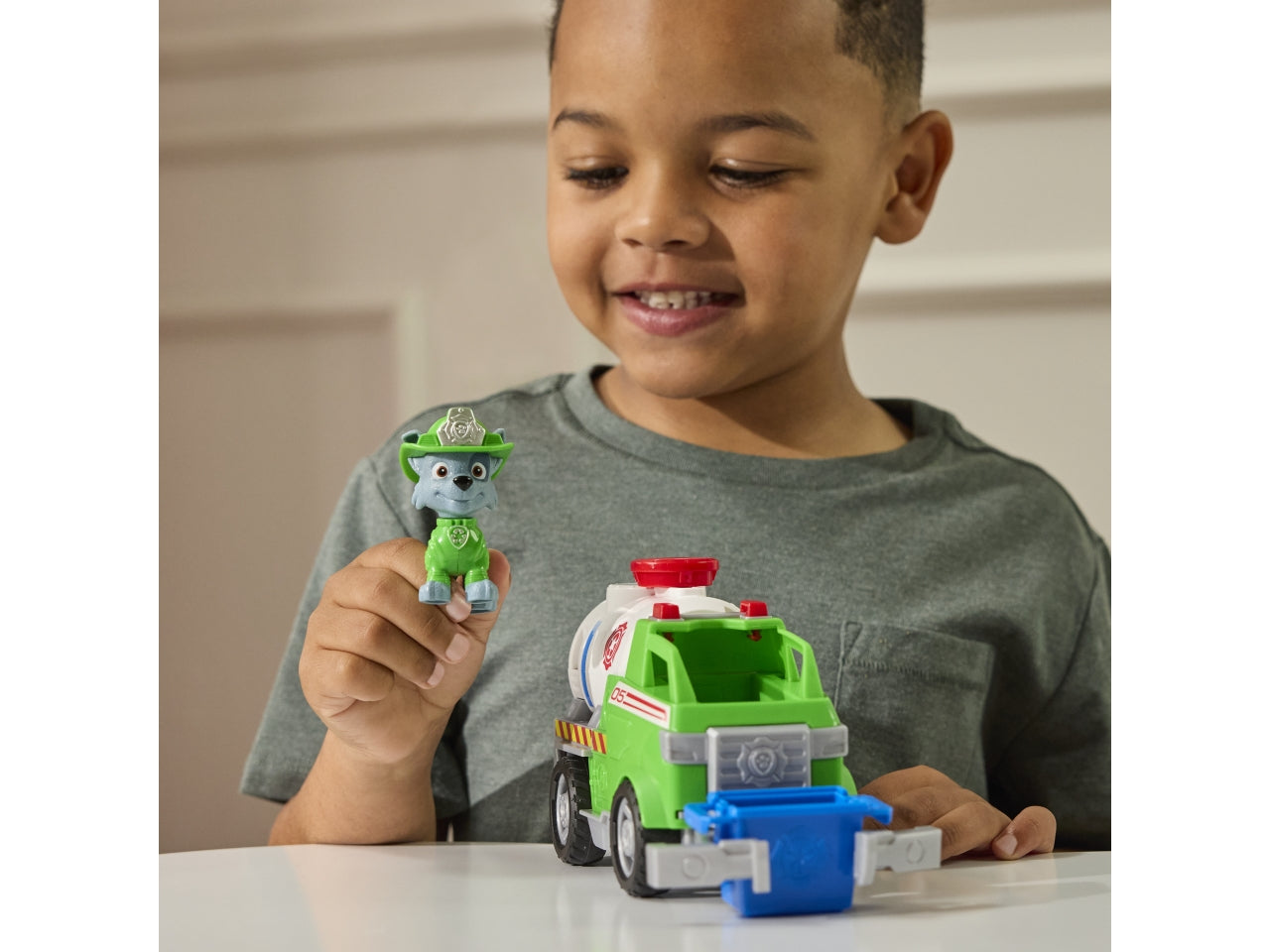 Paw patrol veicolo tematizzato fire rescue rocky