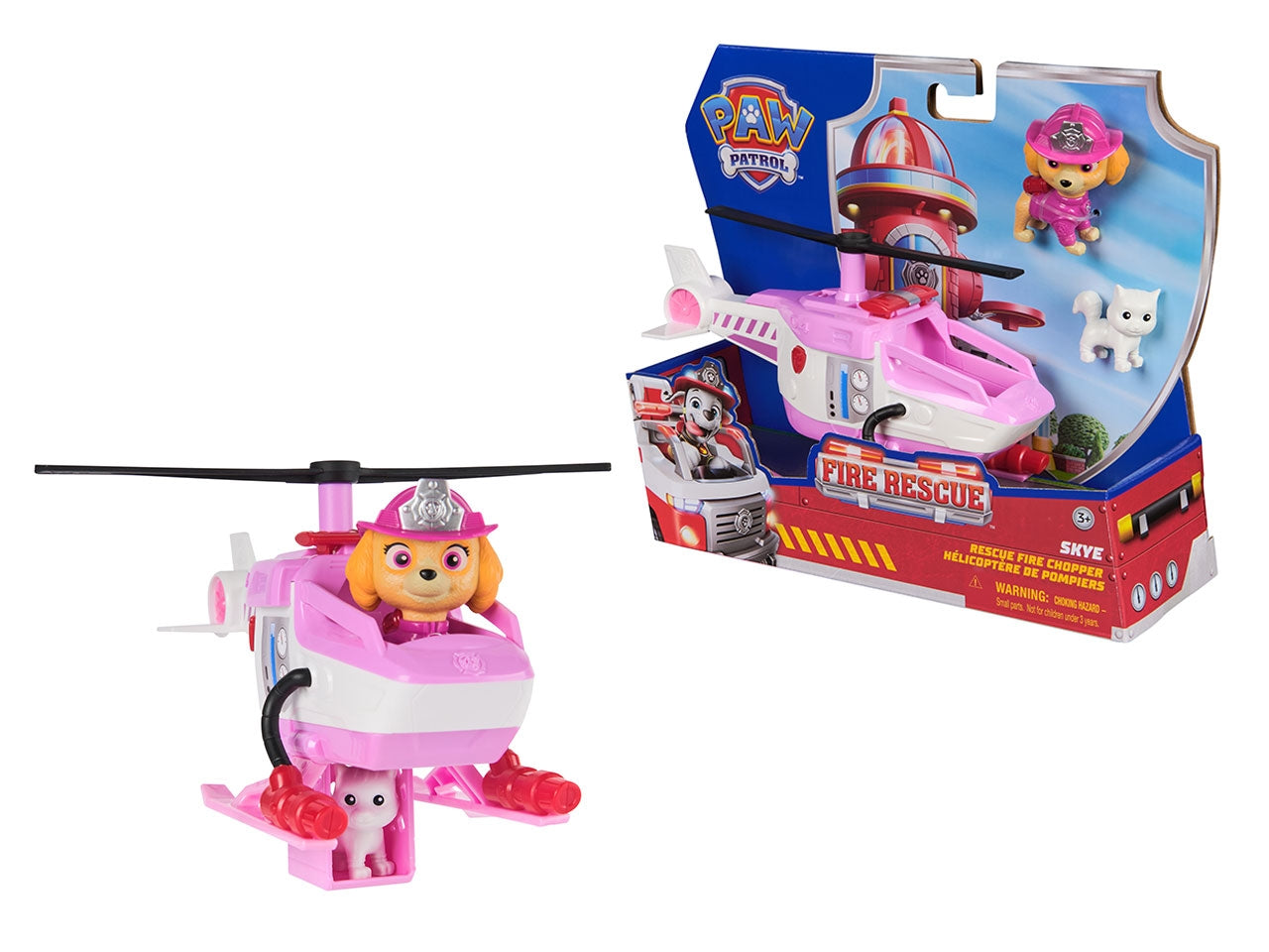 Paw patrol veicolo tematizzato fire rescue skye
