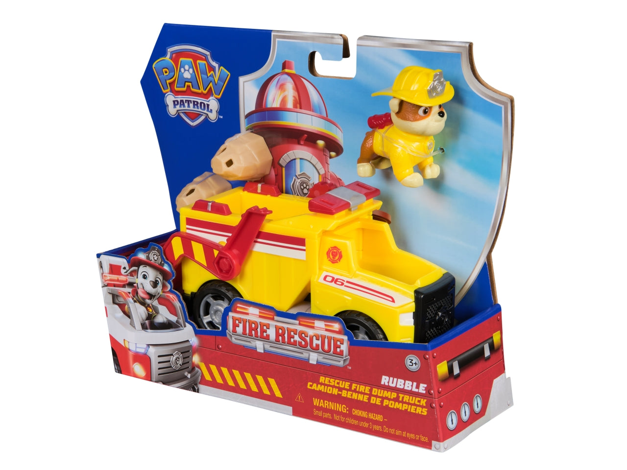 Paw patrol veicolo tematizzato fire rescue rubble