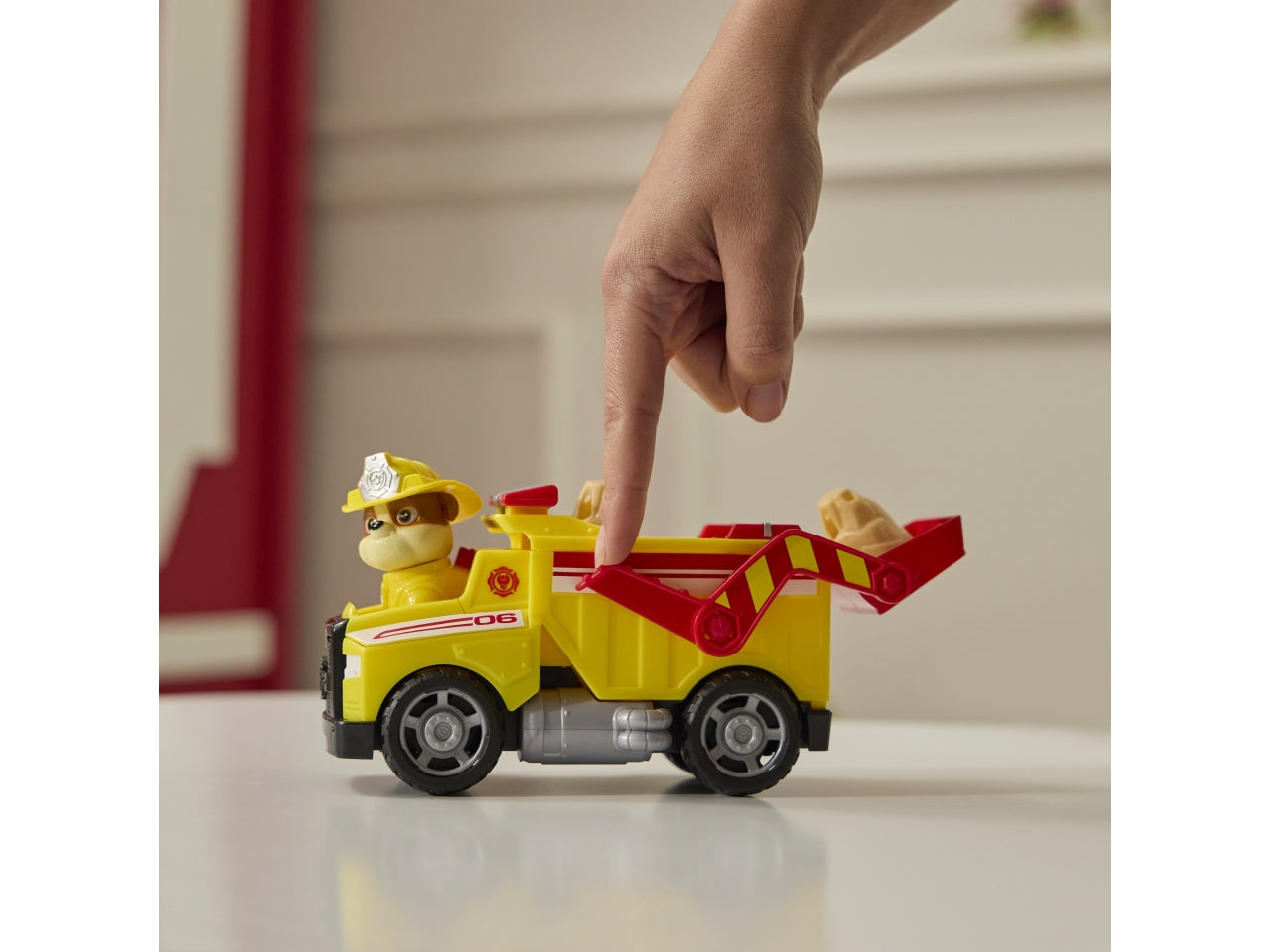 Paw patrol veicolo tematizzato fire rescue rubble