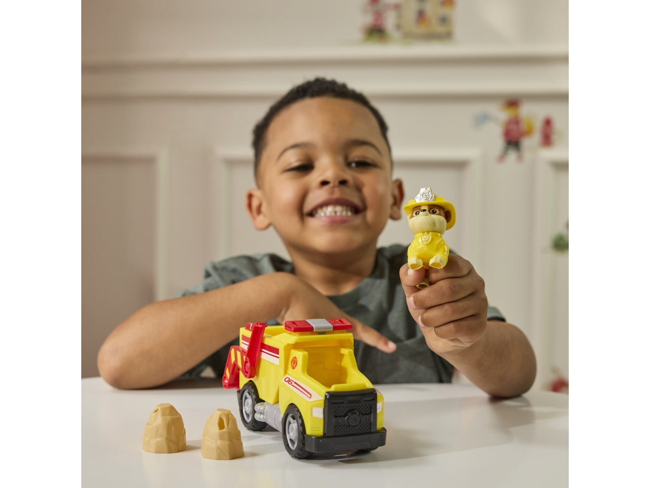 Paw patrol veicolo tematizzato fire rescue rubble