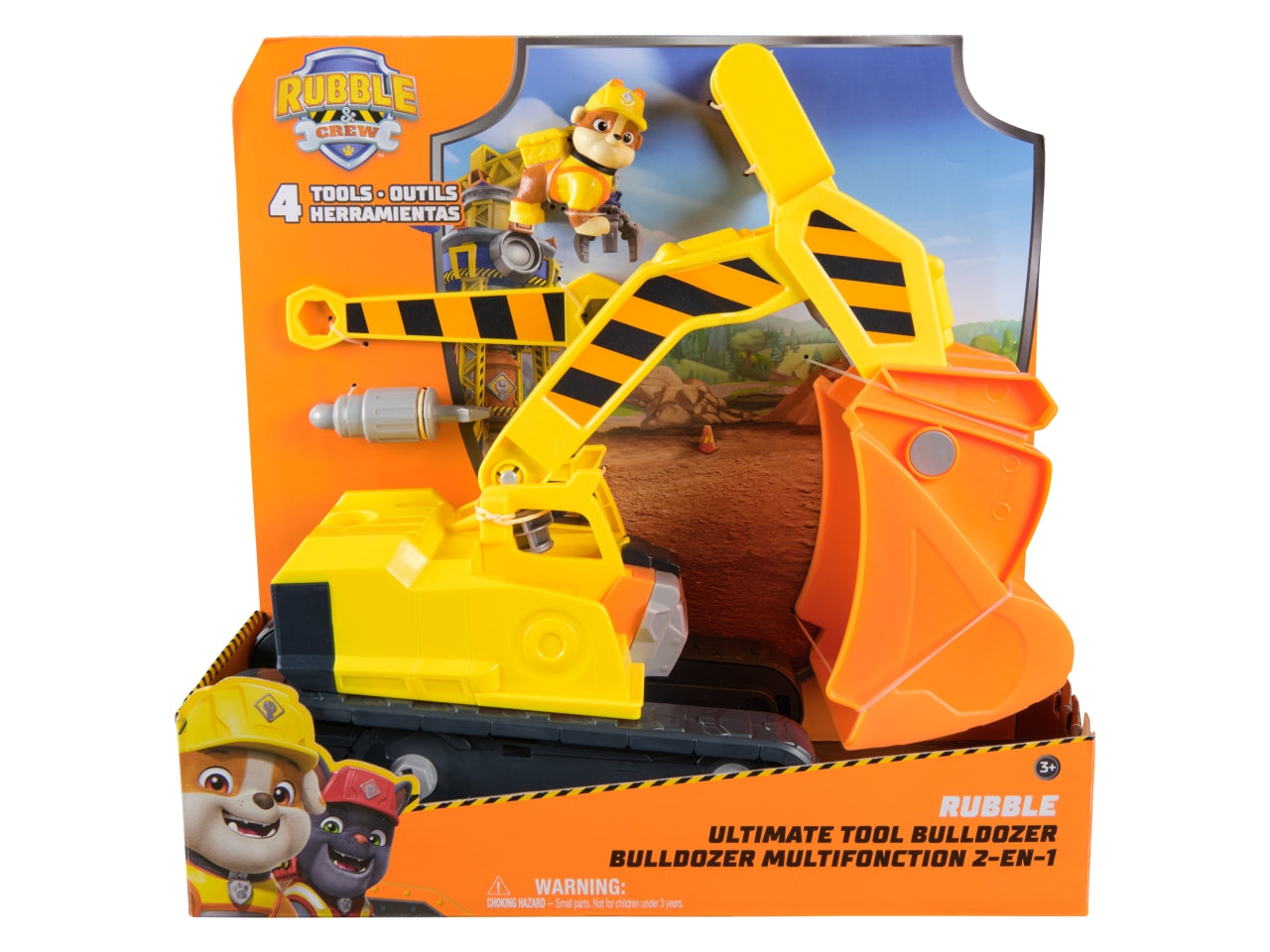 Rubble crew veicolo deluxe di rubble con strumenti rimovibili