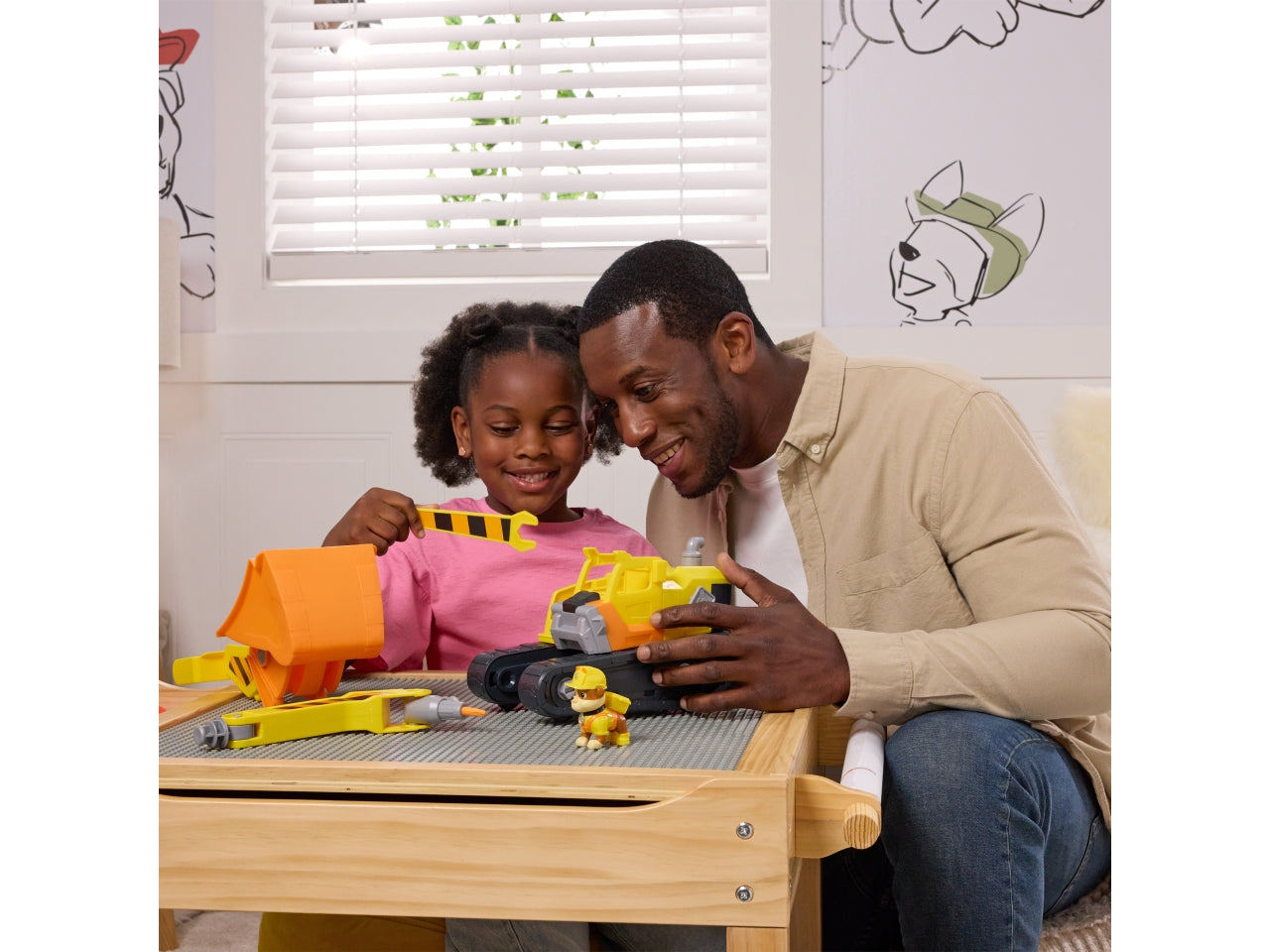 Rubble crew veicolo deluxe di rubble con strumenti rimovibili