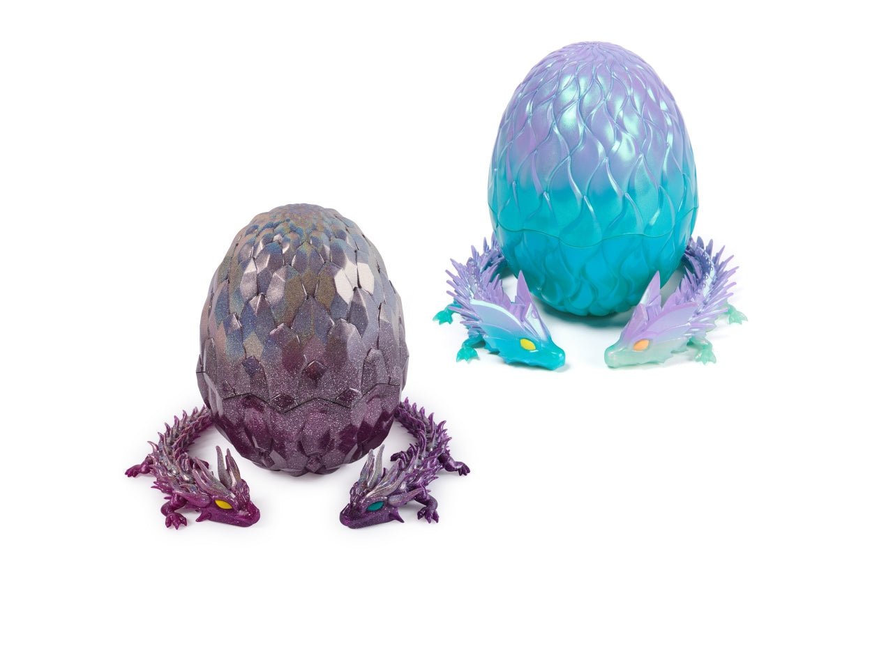 Crystalynx dragons 6 uova assortiti