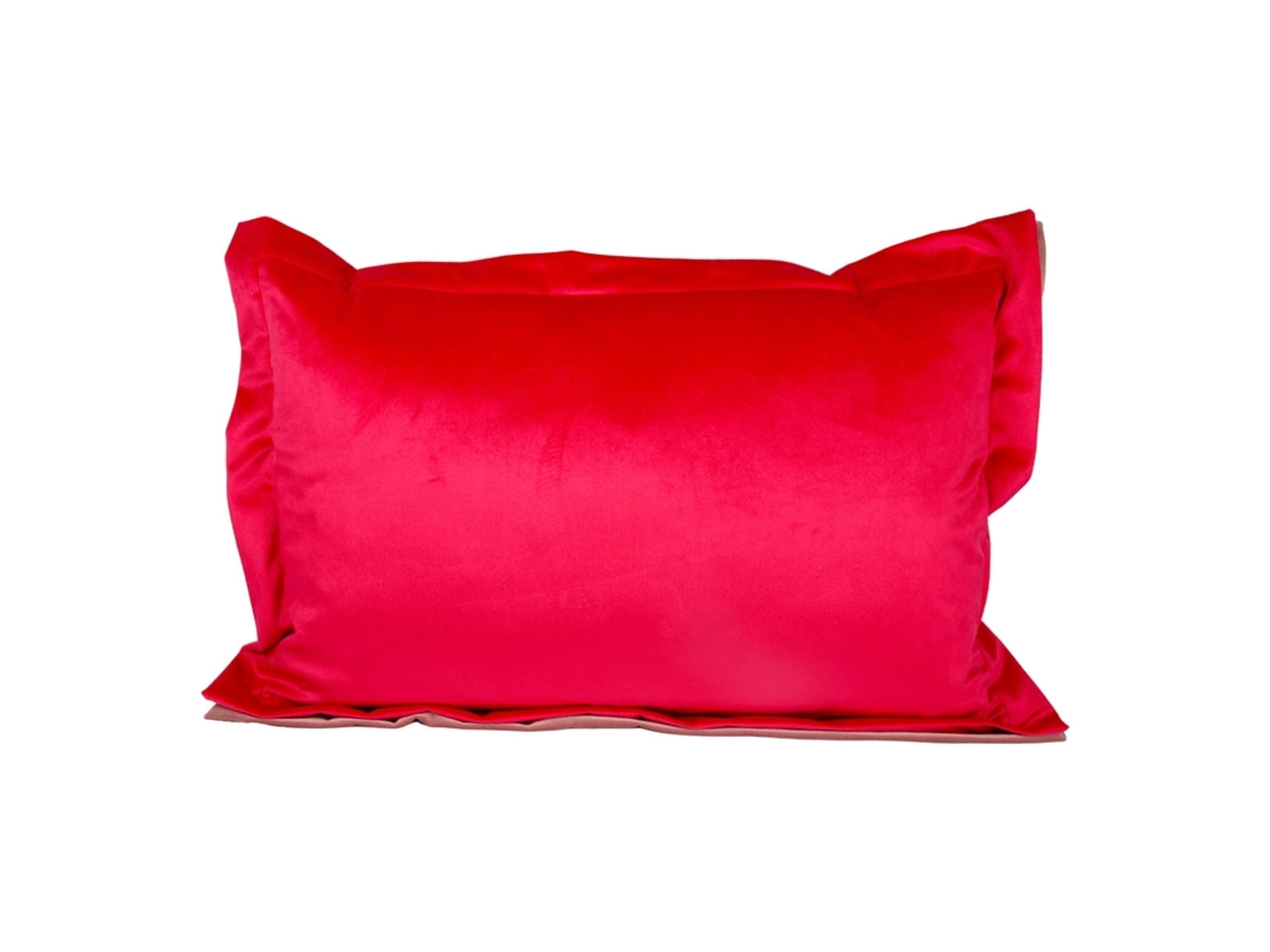 Cuscino 40x60cm in velluto rosso