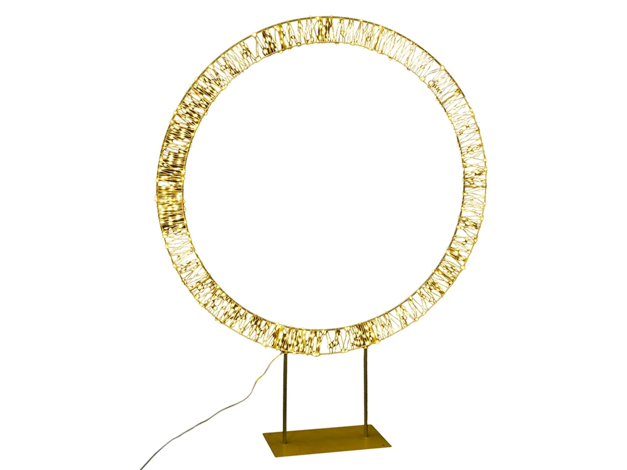 Cerchio con base 100xh.130cm 1500luci IP44 oro