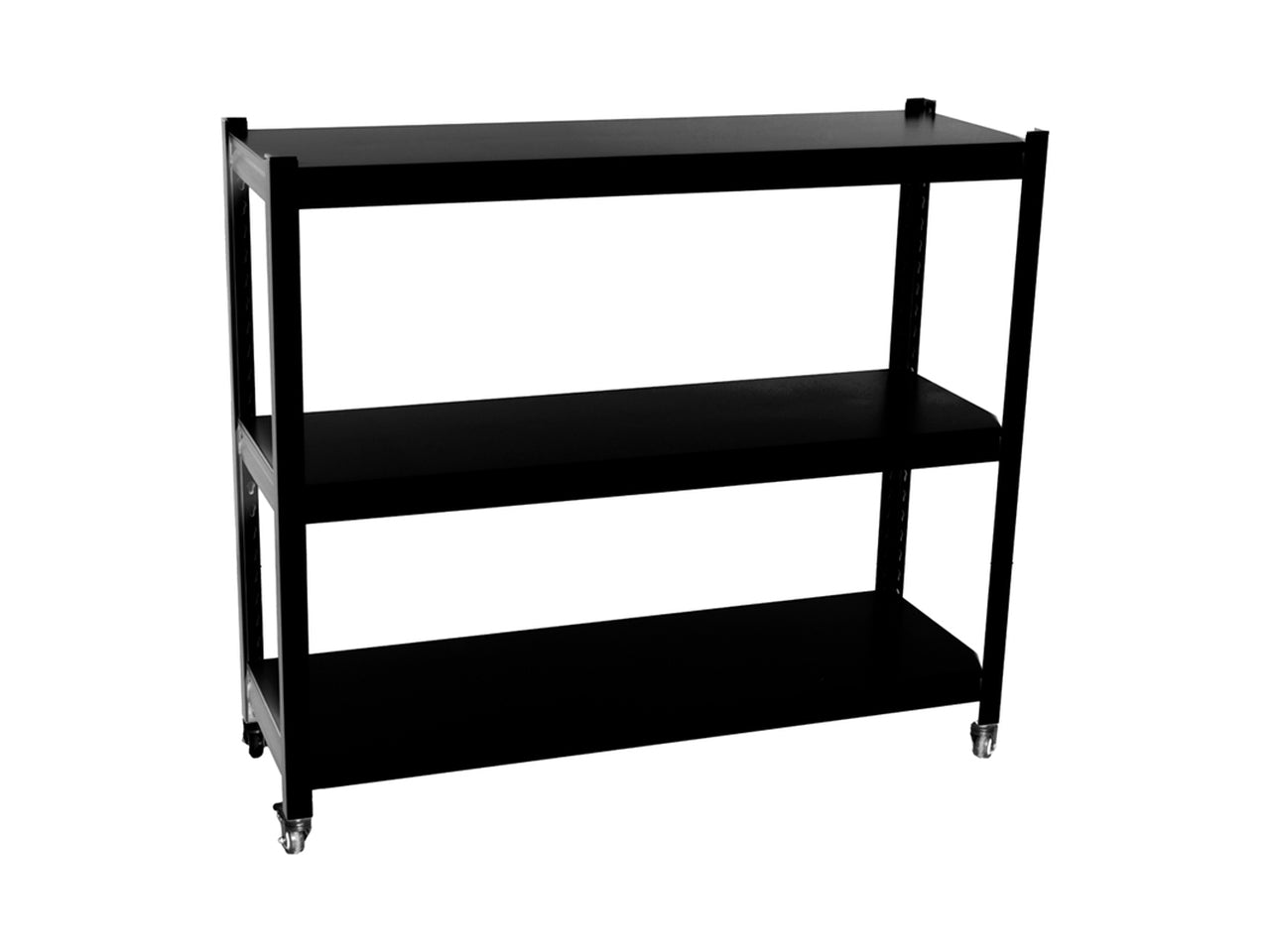 Scaffale in metallo 120x40x100cm nero