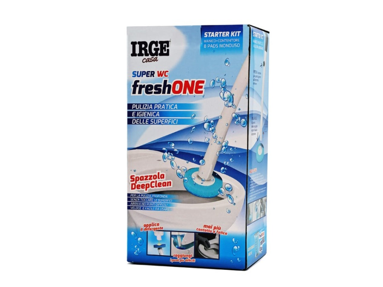 Scopino wc con spugne usa e getta