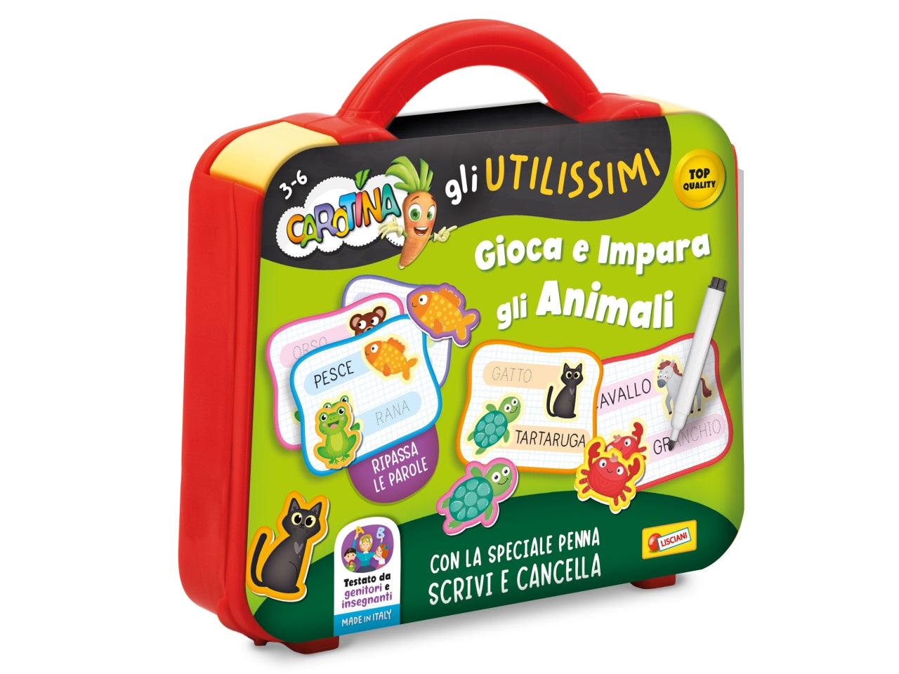 Carotina gli utilissimi valigetta gioca e impara alfabeto