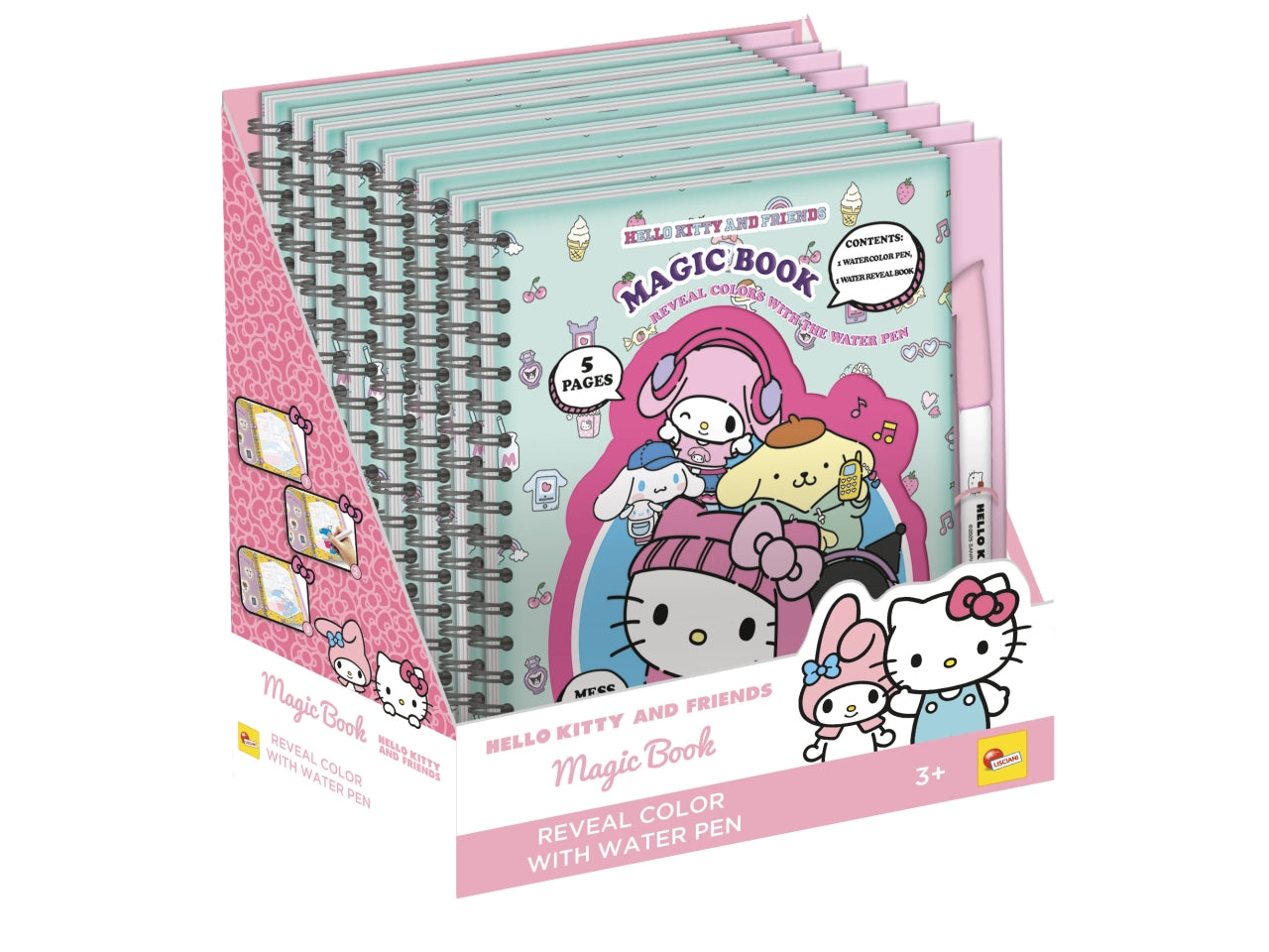 Hello kitty and friends waterbook in display 8