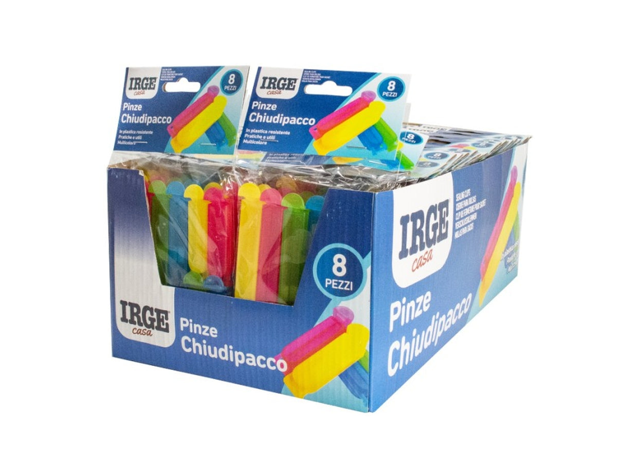 Pinze irge chiudipacco set da 8 pinze
