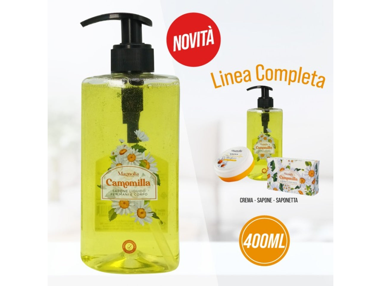 Magnolia sapone liquido camomilla 400ml