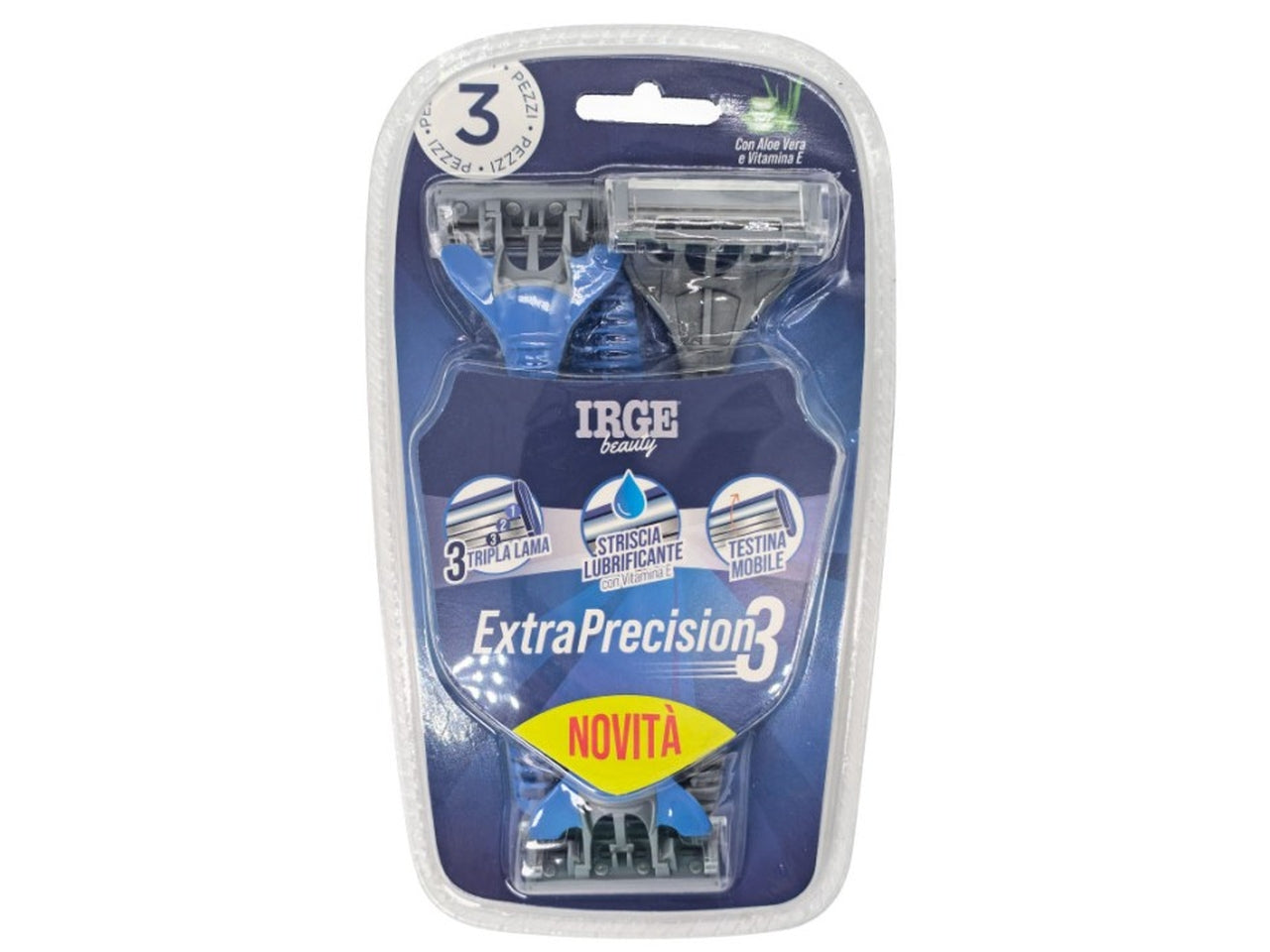 Rasoio uomo 3 lame 3 rasoi