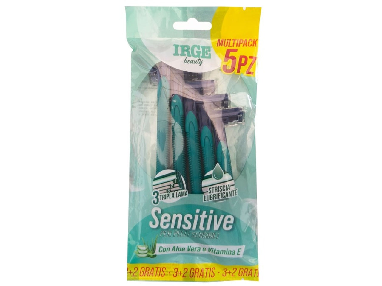 Rasoio sensitive 3 lame 5 rasoi