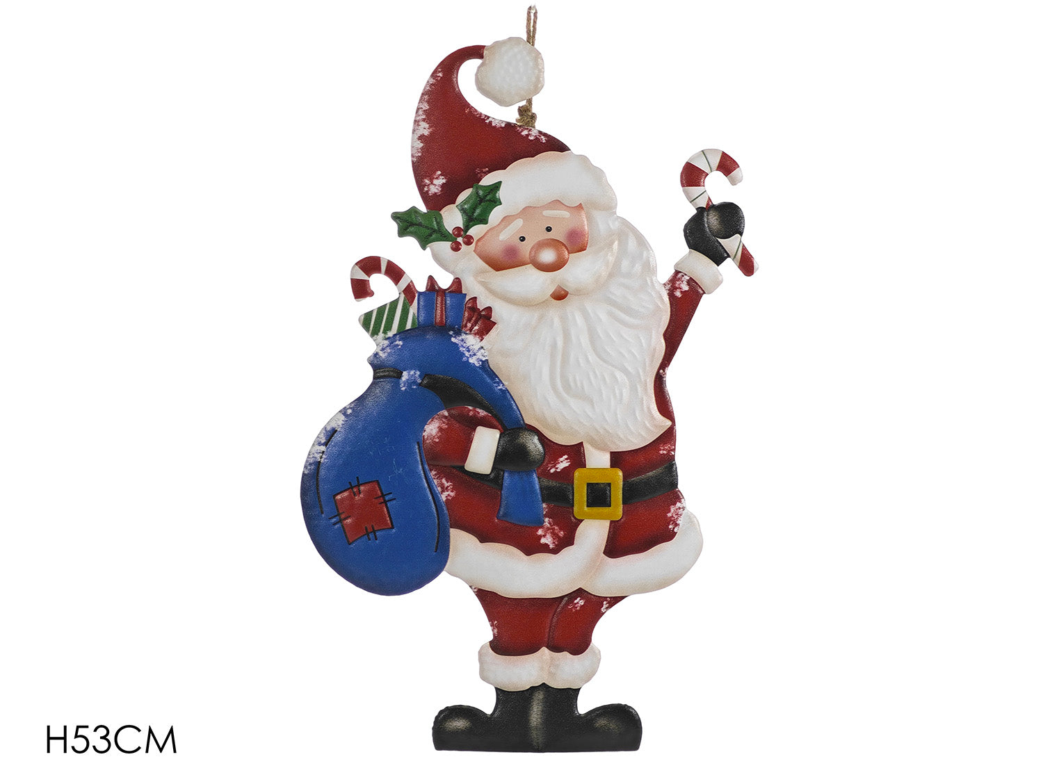 Decorazione babbo natale 53cm