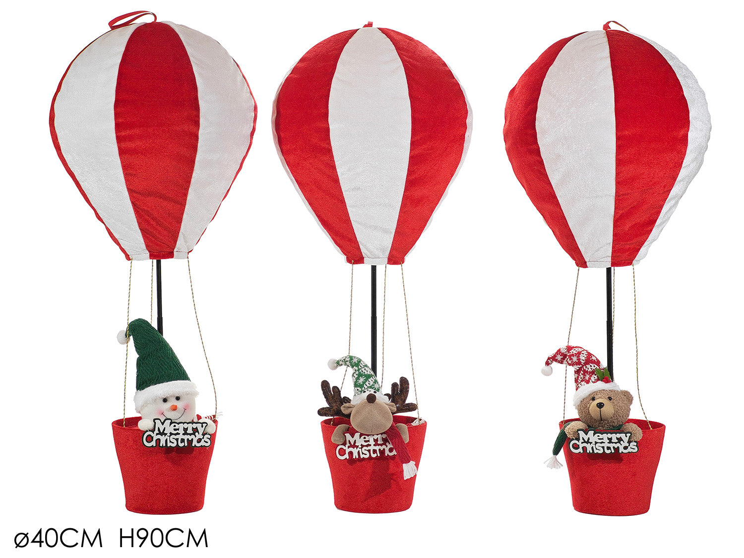 Mongolfiera 90cm con personaggi in 3 assortimenti