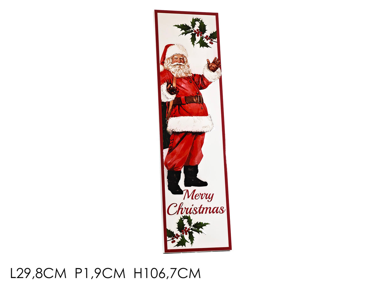 Decorazione babbo natale 29,8x106,7cm
