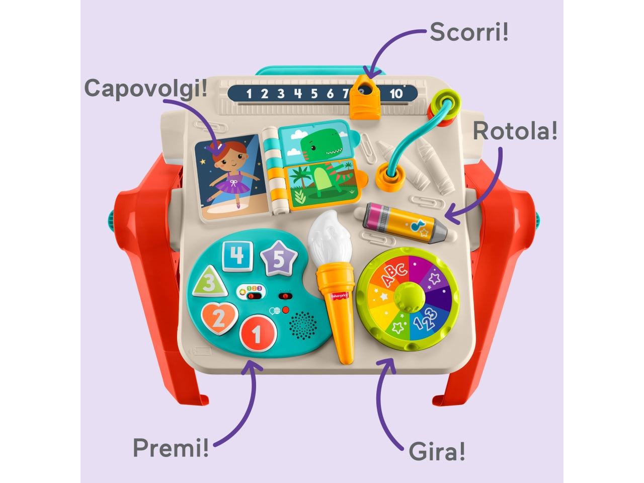 Tavolino 4 in 1 giochi