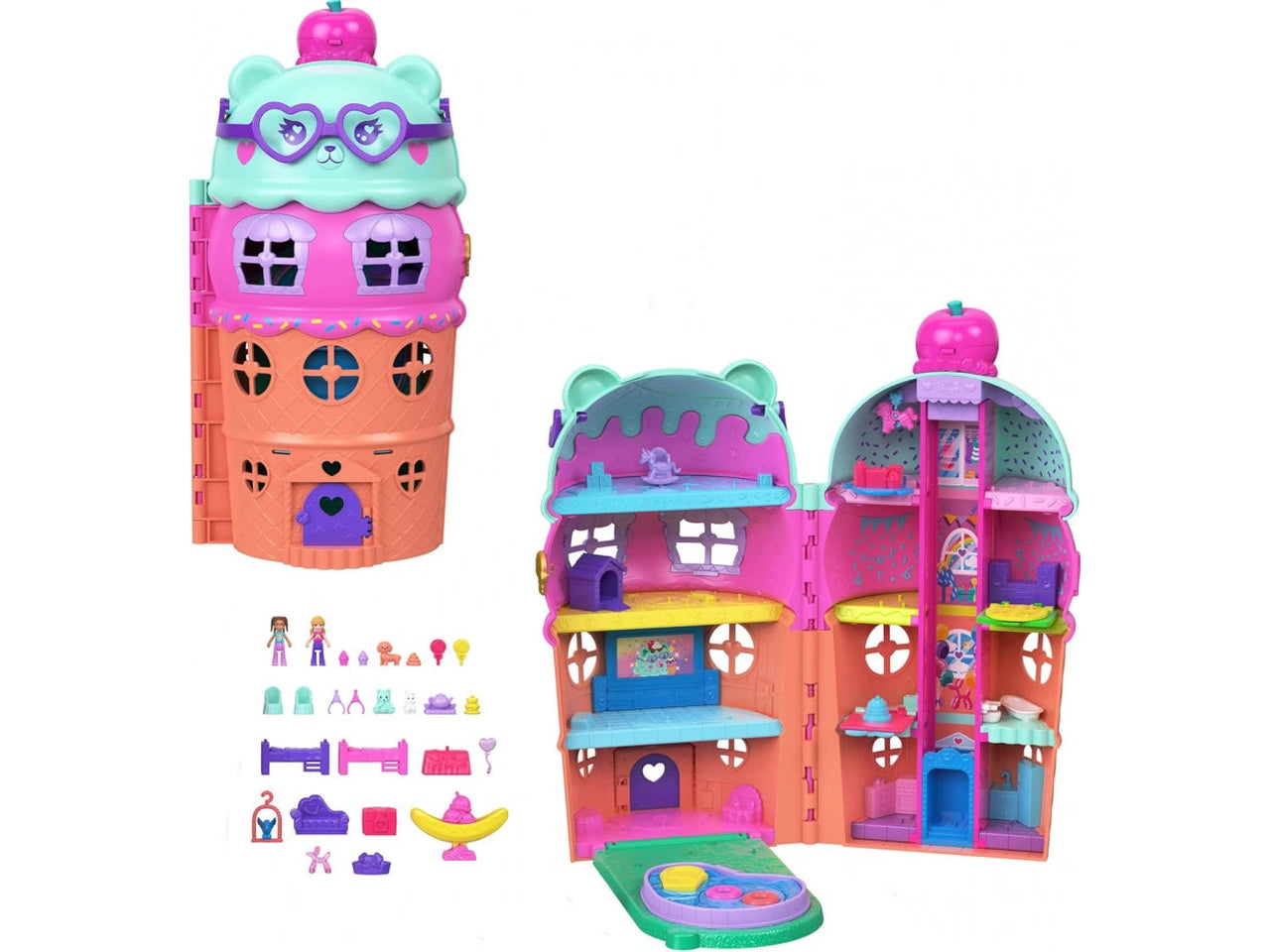Polly pocket casetta del gelato