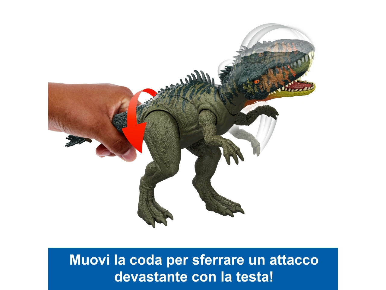 Jurassic World movie predatore gigante assortito