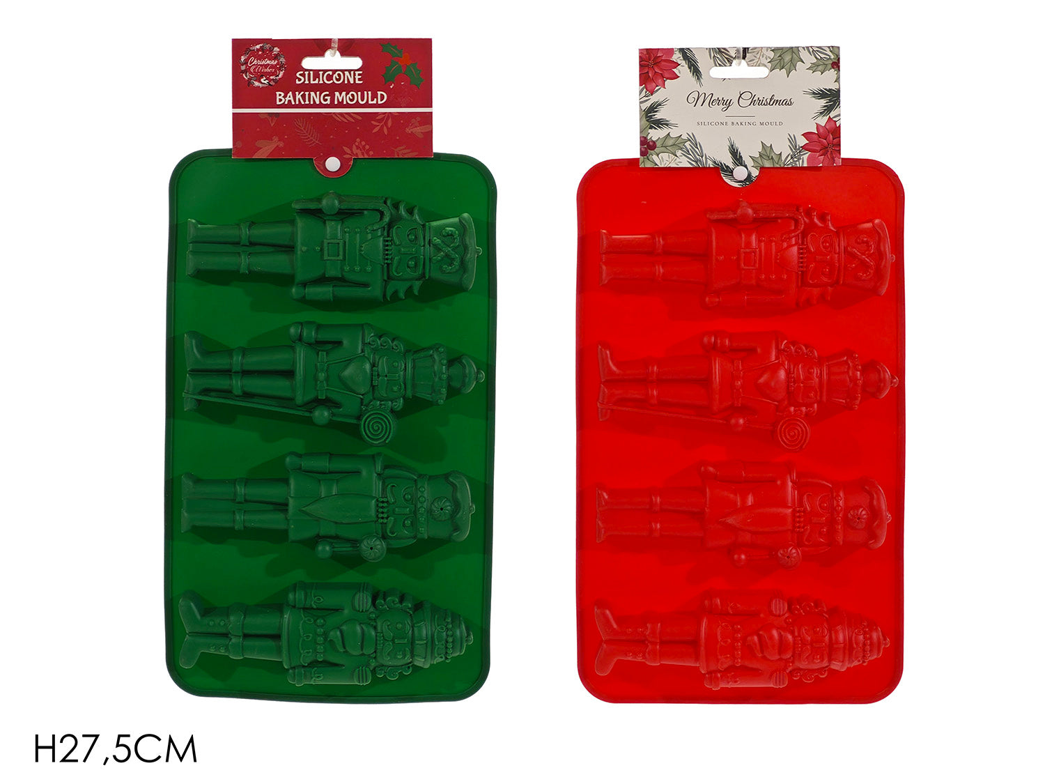 Stampo dolci in silicone con 4 forme schiaccianoci