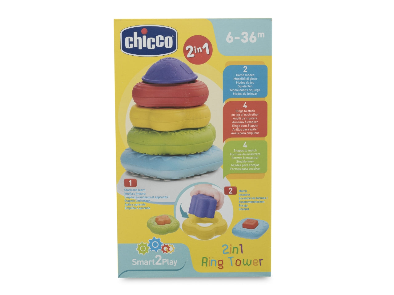 Chicco gioco 2 in 1 torre degli anelli china