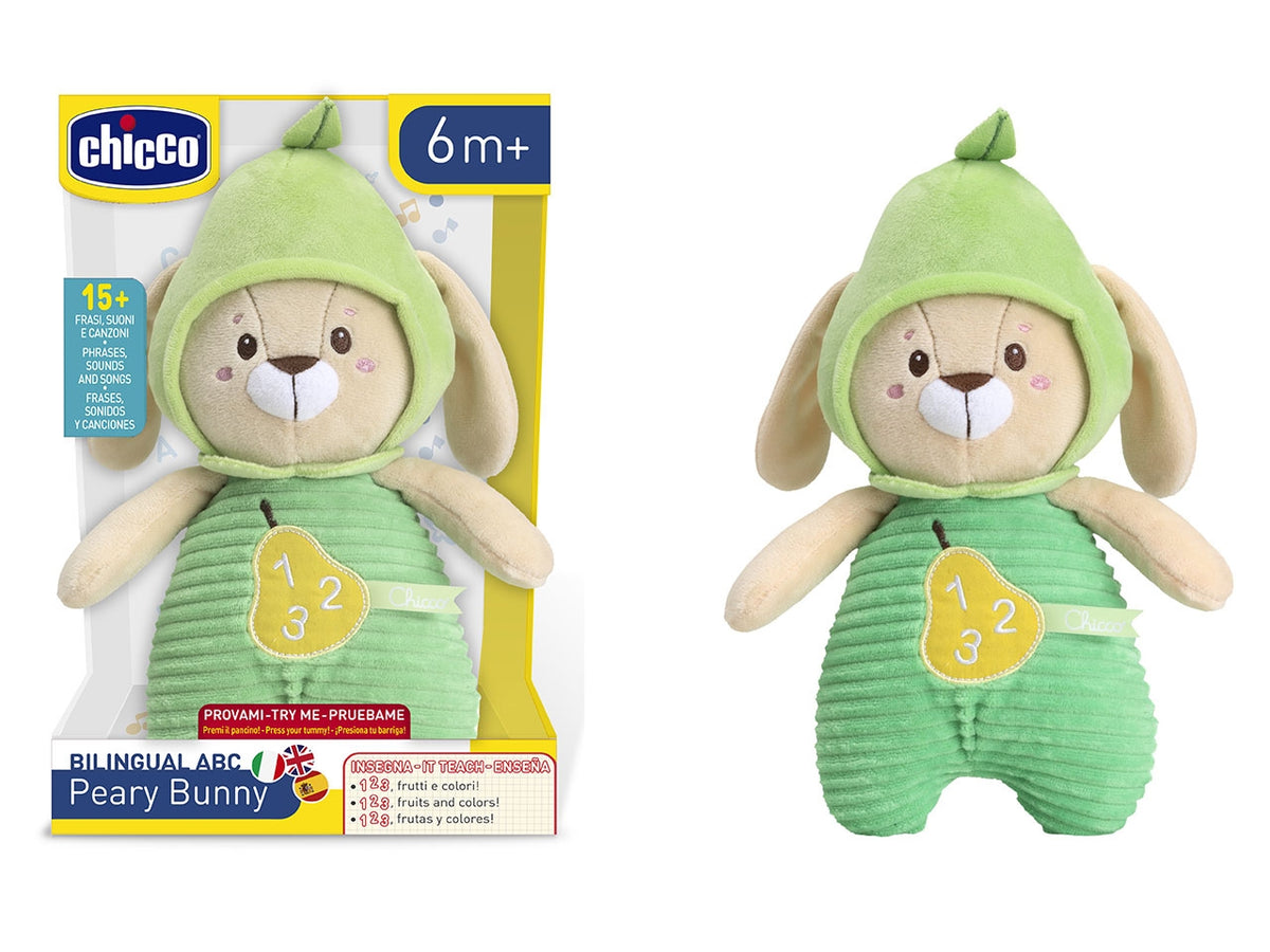 Chicco peluche abc peary bunny it-en-es