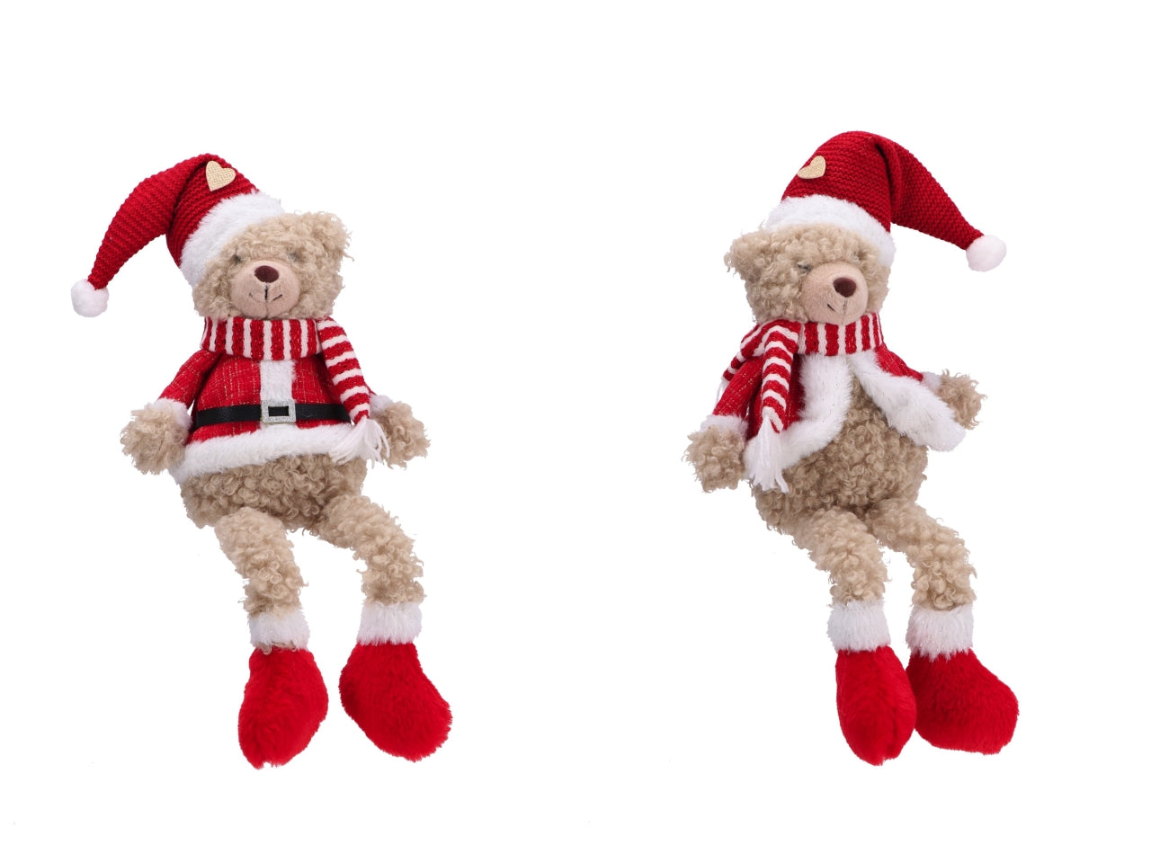 Orso natalizio h.62cm assortiti