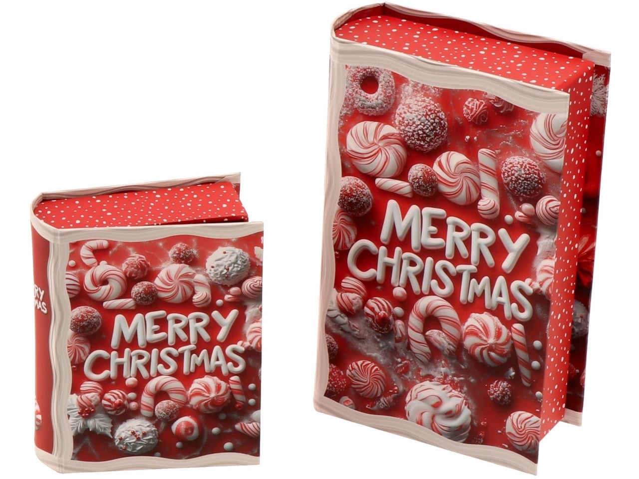 Scatole libro set 2 pezzi fantasie assortite